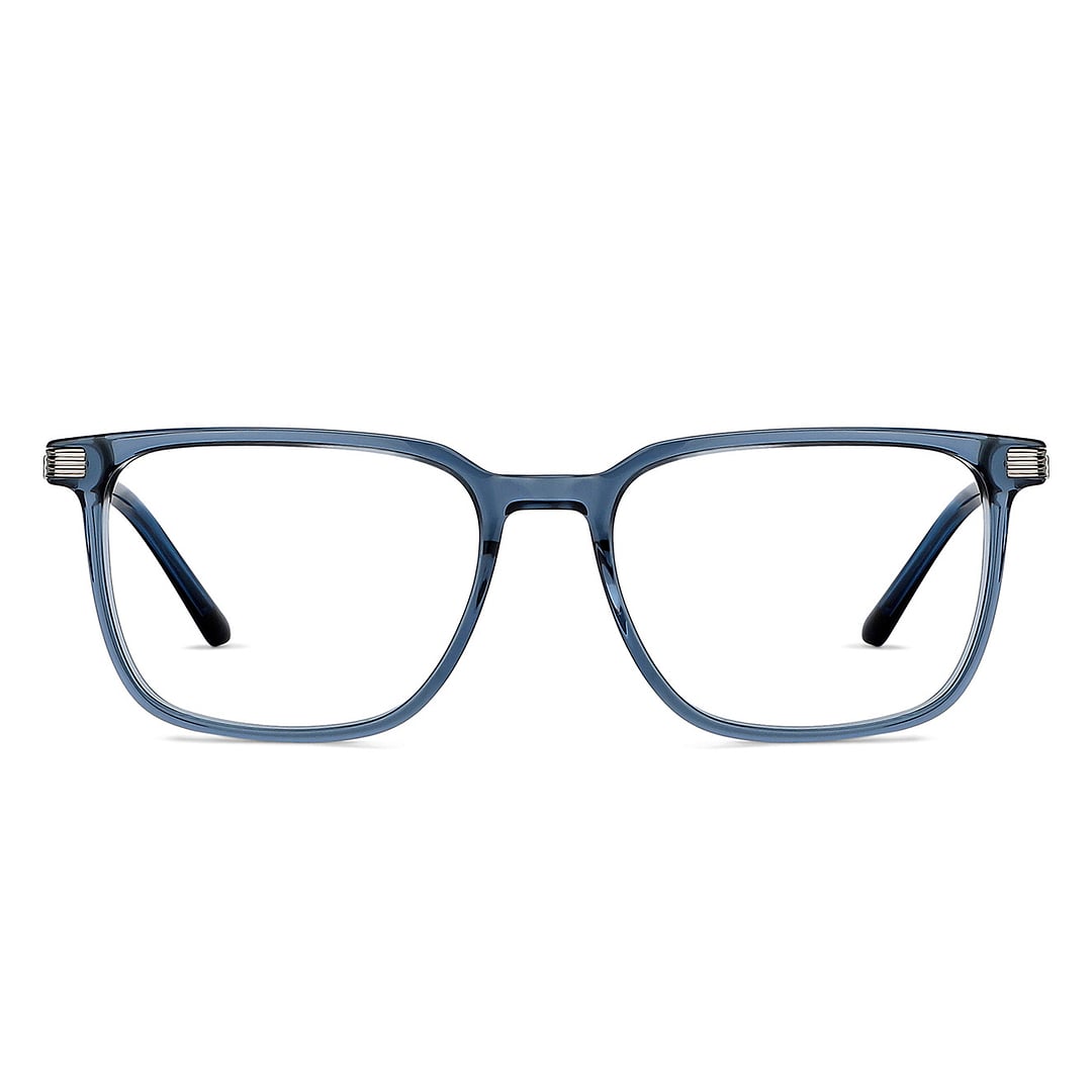 Vincent Chase Blue Transparent Full Rim Square right side