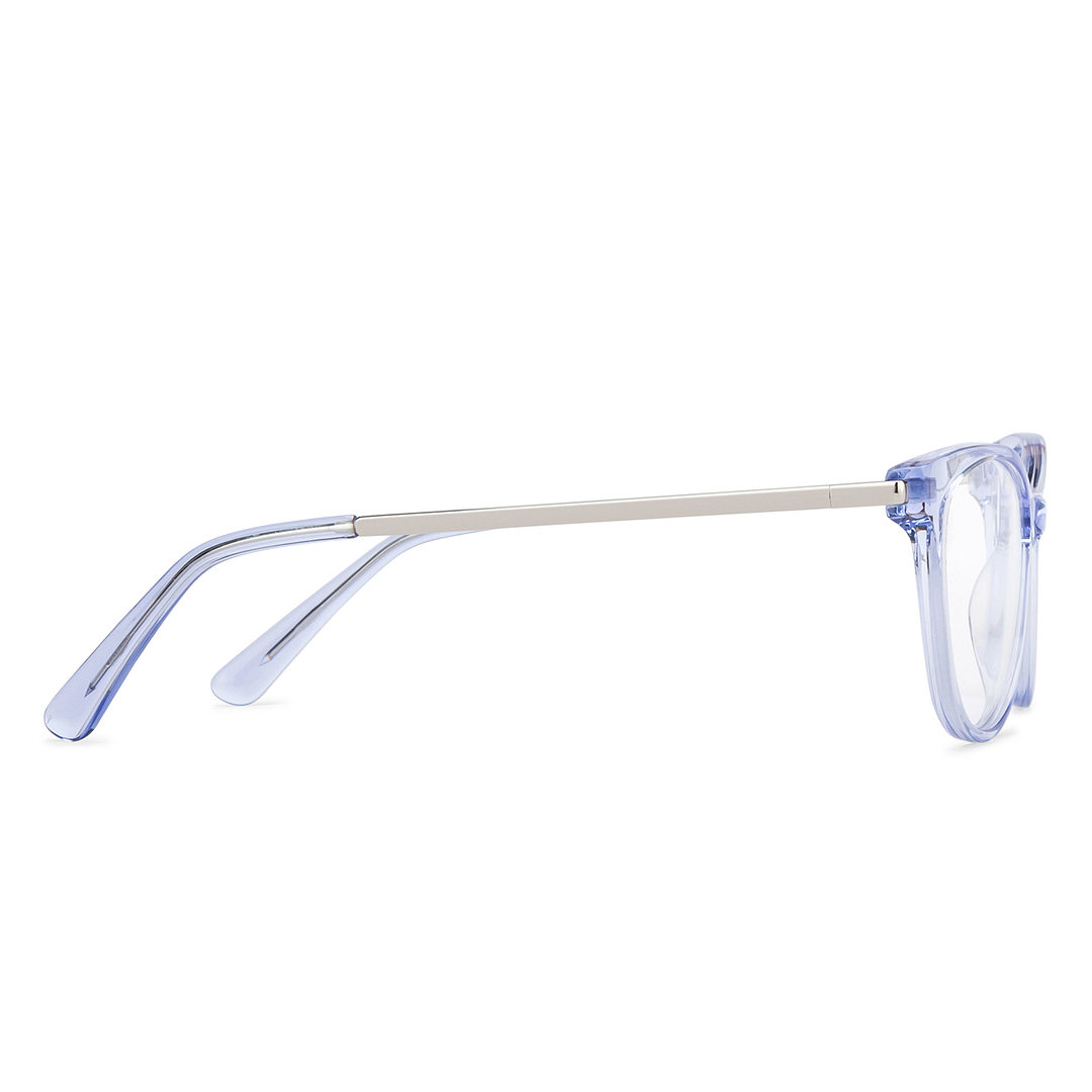 Vincent Chase Online Blue Transparent Full Rim Cat Eye left side