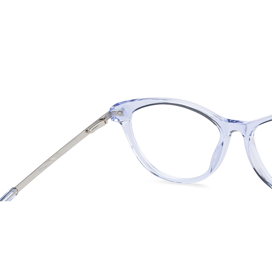 Vincent Chase Online Blue Transparent Full Rim Cat Eye right side