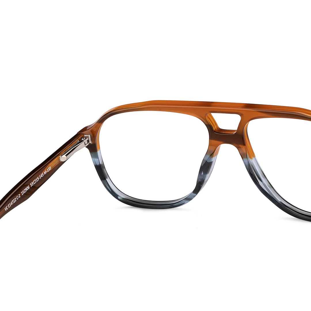 Vincent Chase Online Light Brown Full Rim Aviator right side