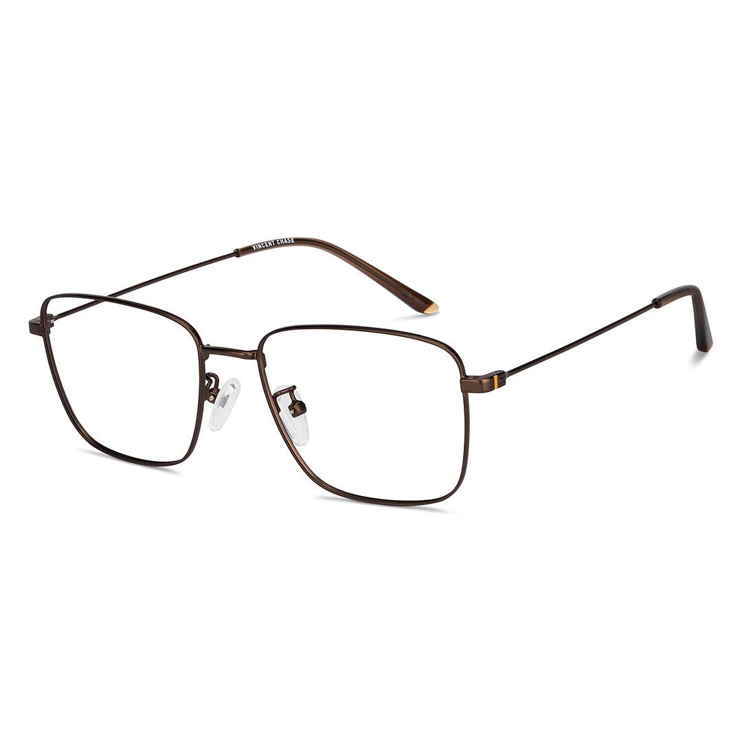 Vincent Chase Online Light Brown Full Rim Square left side