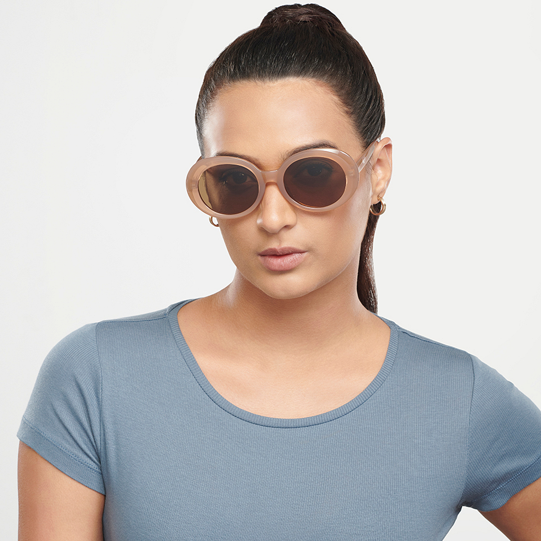 Vincent Chase Online Brown Full Rim Round left side