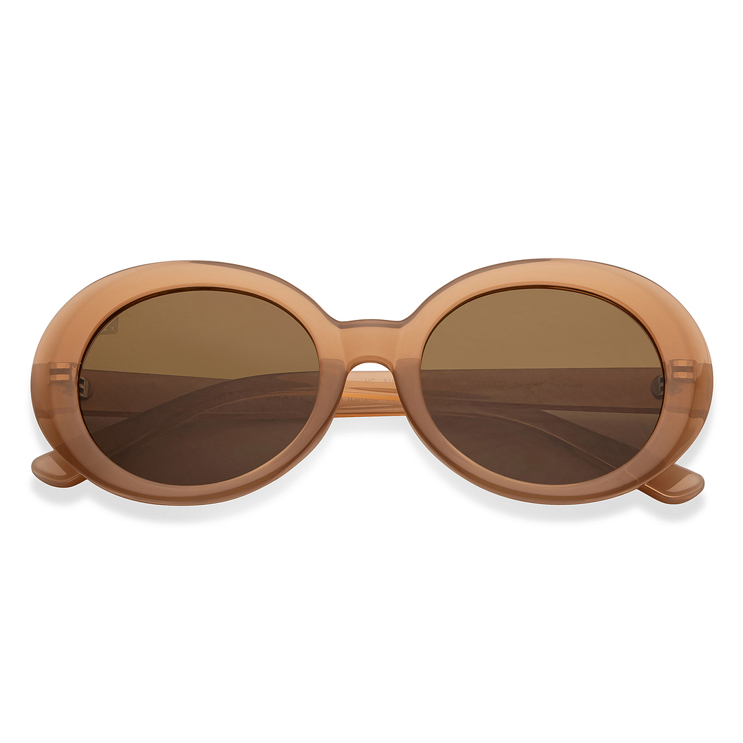 Vincent Chase Online Brown Full Rim Round left side