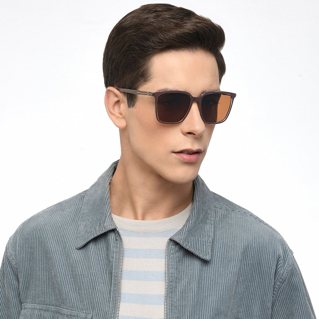 Vincent Chase Polarized Brown Full Rim Square right side