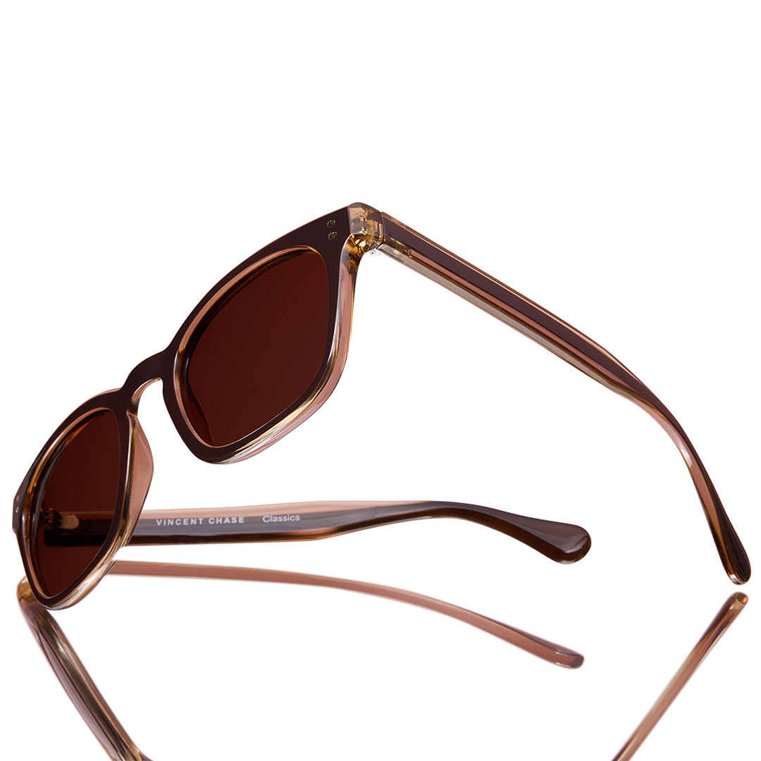 فينسنت تشيس أونلاين بني حافة كاملة مربع right side