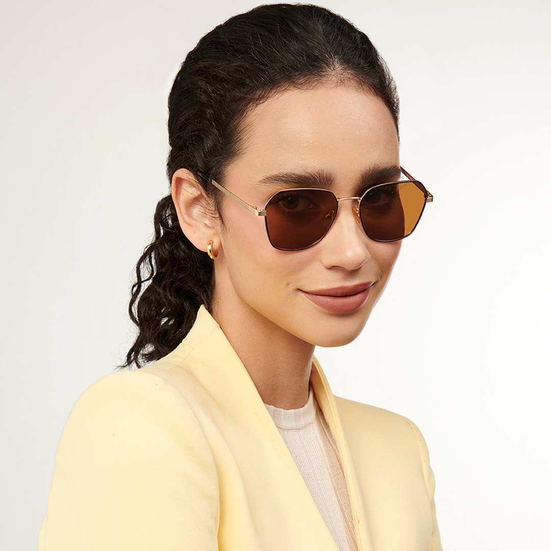 Vincent Chase Black Full Rim Geometric right side