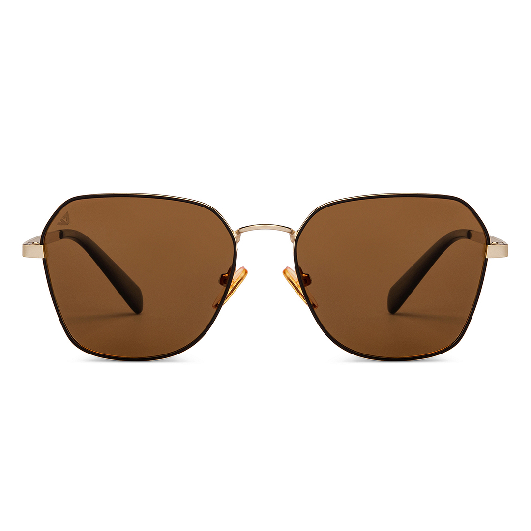 Vincent Chase Black Full Rim Geometric left side