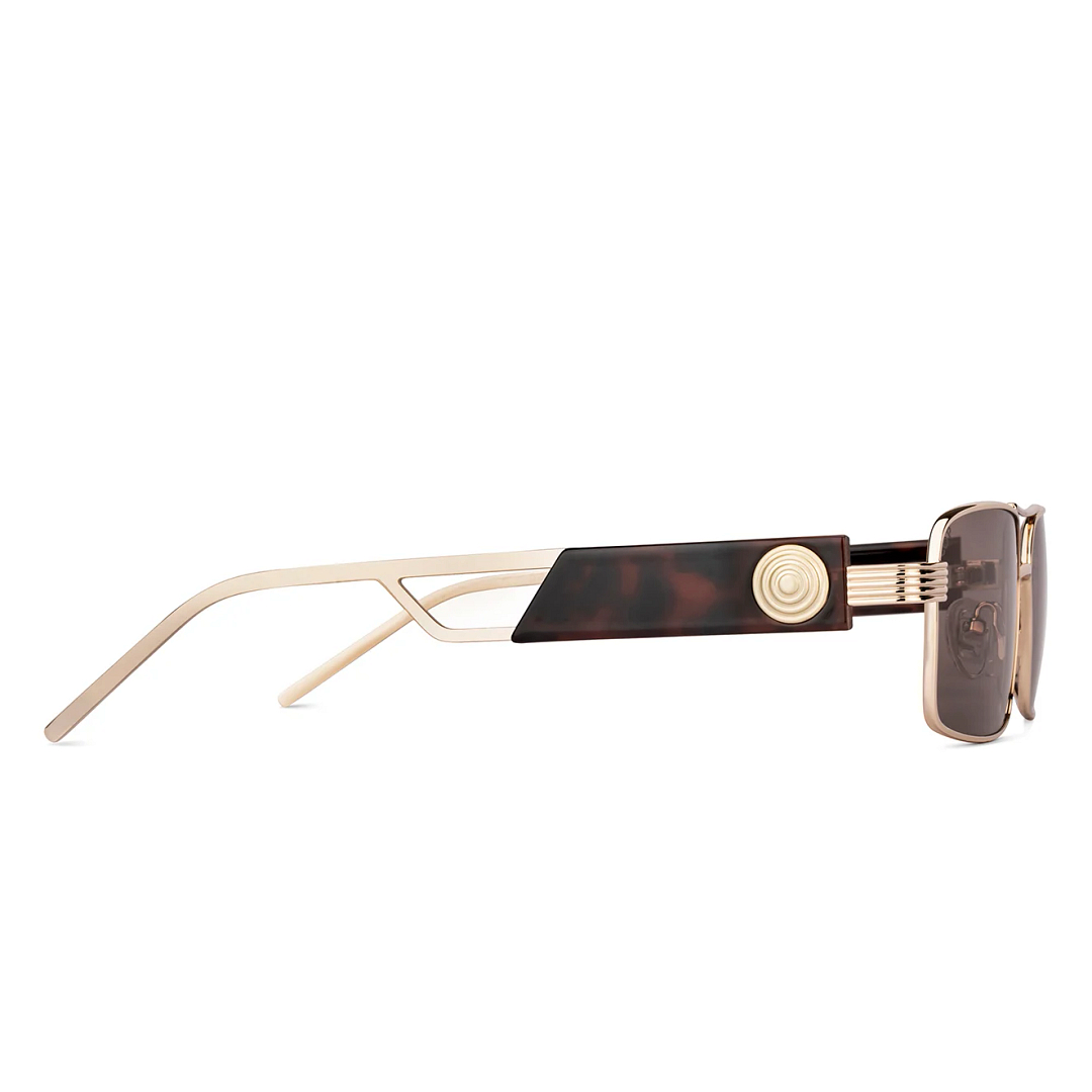 Vincent Chase Polarized Gold Full Rim Rectangle left side