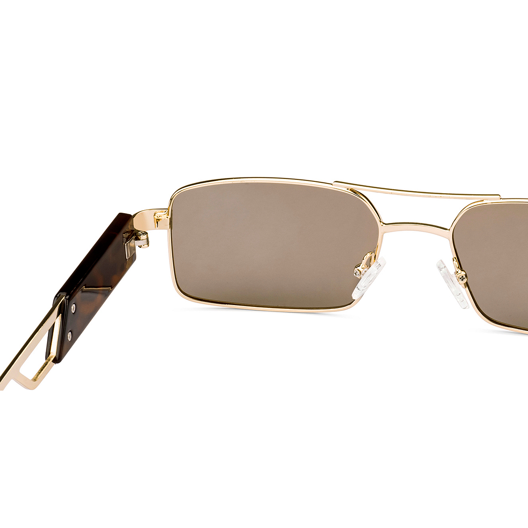 Vincent Chase Polarized Gold Full Rim Rectangle right side