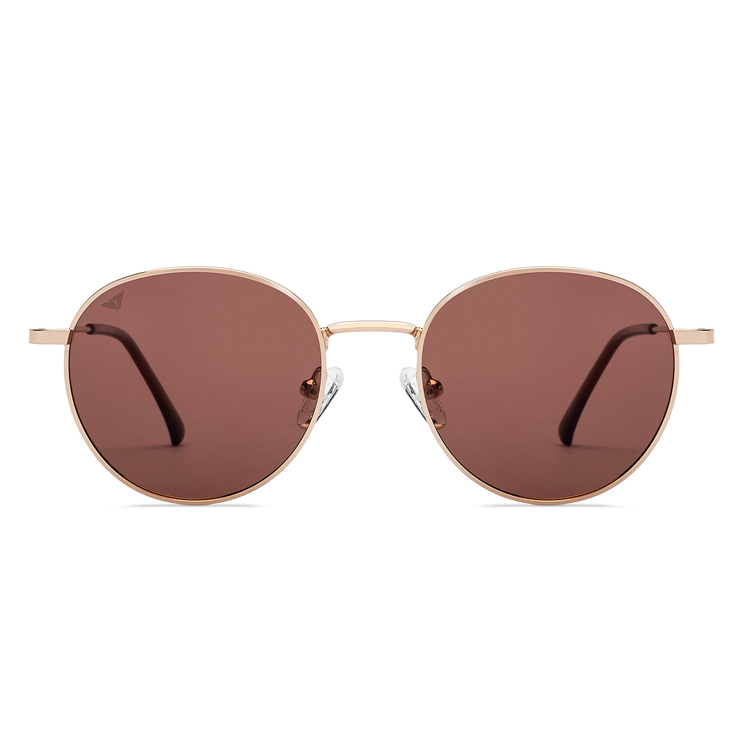 Vincent Chase Polarized Gold Full Rim Round right side