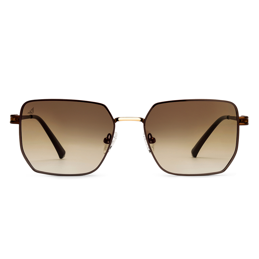 Vincent Chase Brown Rimless Rectangle right side