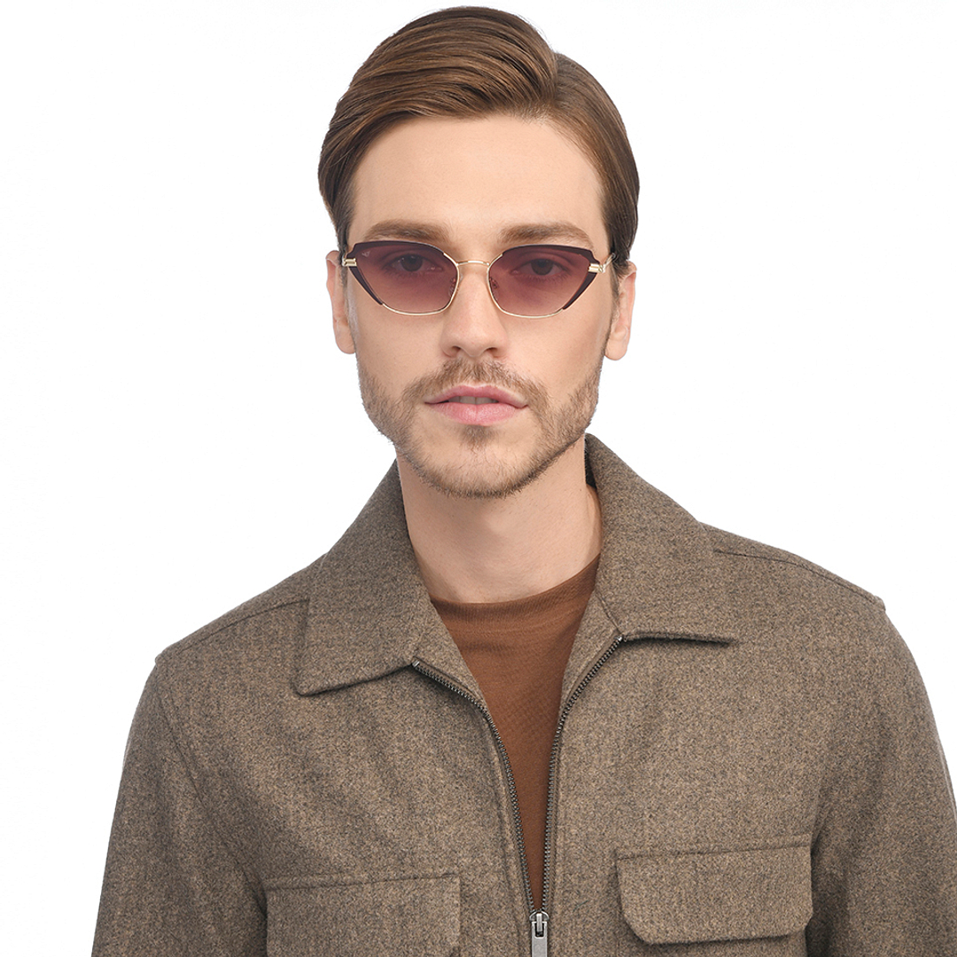 Vincent Chase Gold Full Rim Cat Eye right side