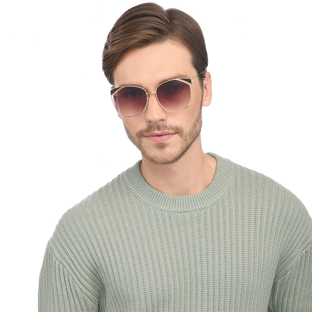 Vincent Chase Gold Full Rim Cat Eye right side