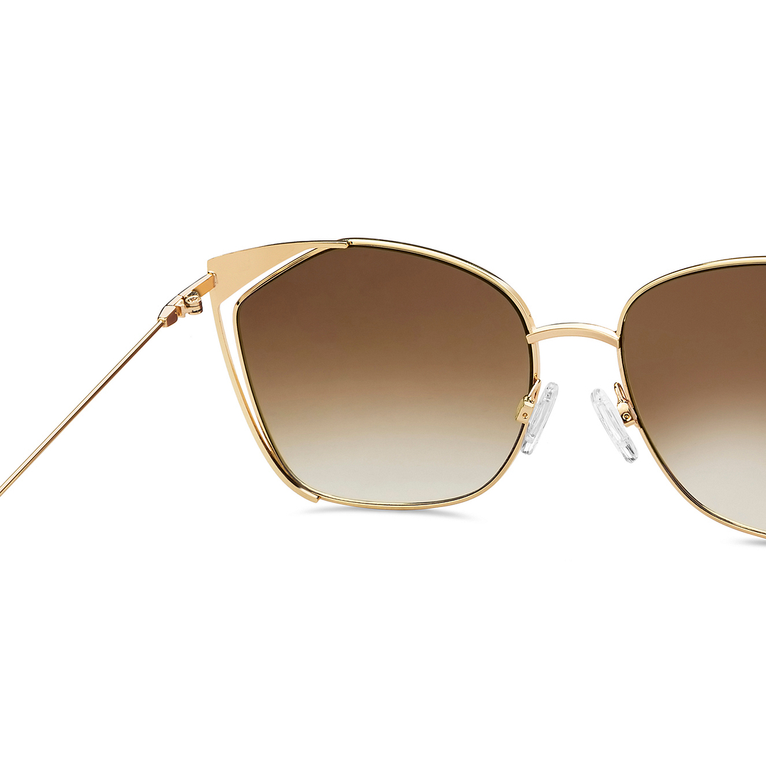 Vincent Chase Gold Full Rim Cat Eye right side