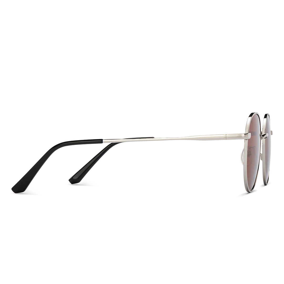 Vincent Chase Online Gunmetal Full Rim Round left side