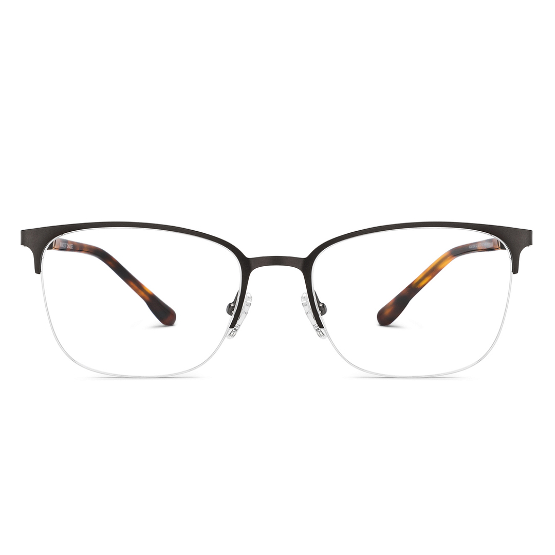 Vincent Chase Online Light Brown Half Rim Square left side