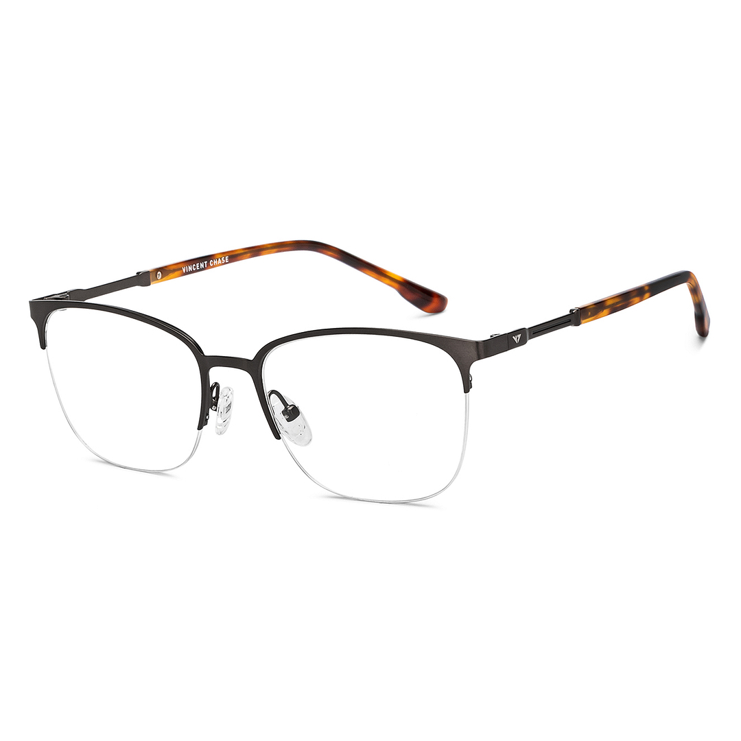Vincent Chase Online Light Brown Half Rim Square right side