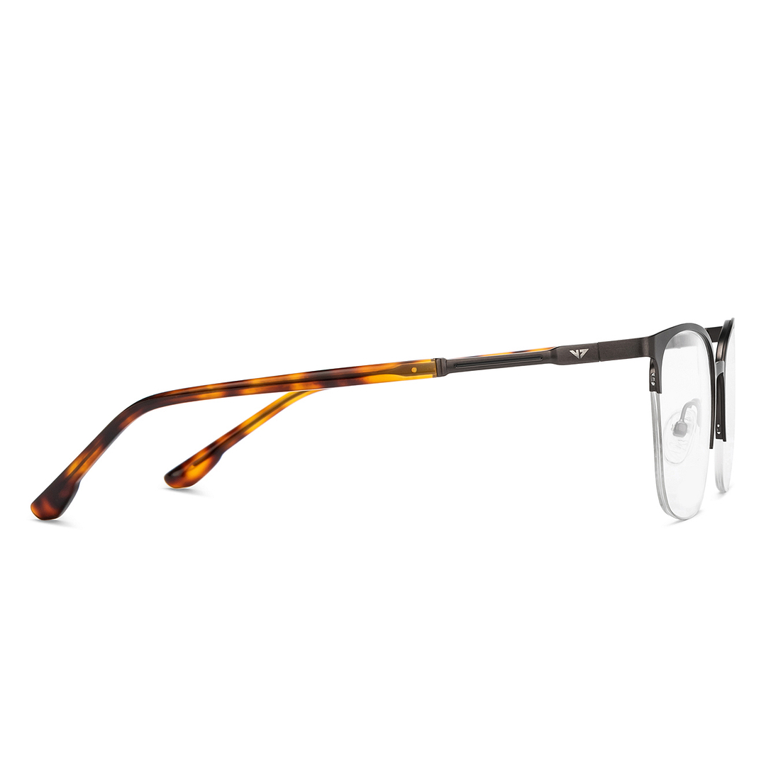 Vincent Chase Online Light Brown Half Rim Square left side