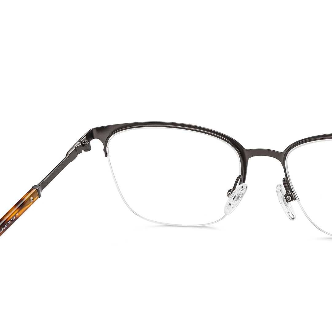 Vincent Chase Online Light Brown Half Rim Square right side