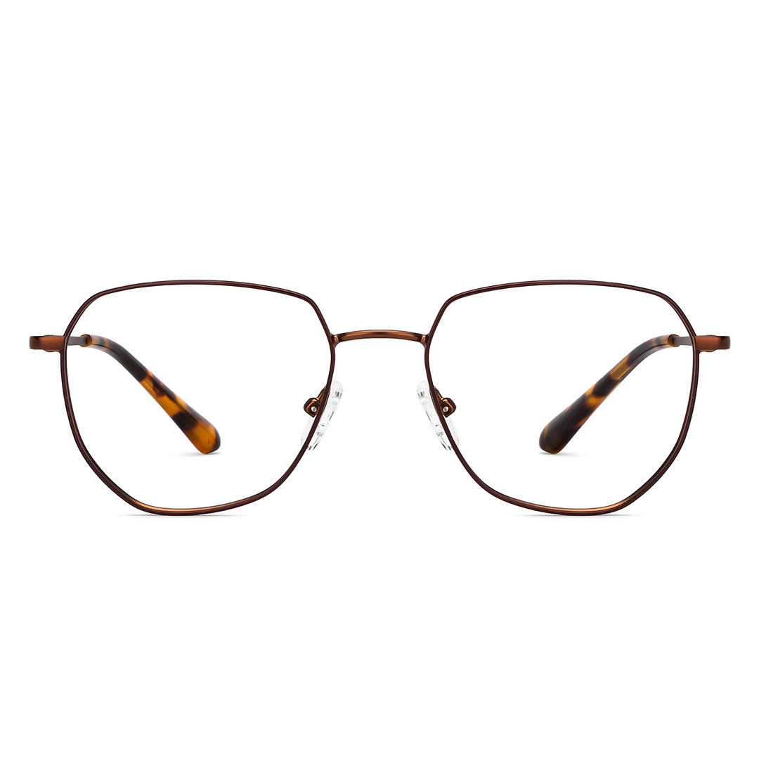 Vincent Chase Online Light Brown Full Rim Geometric right side