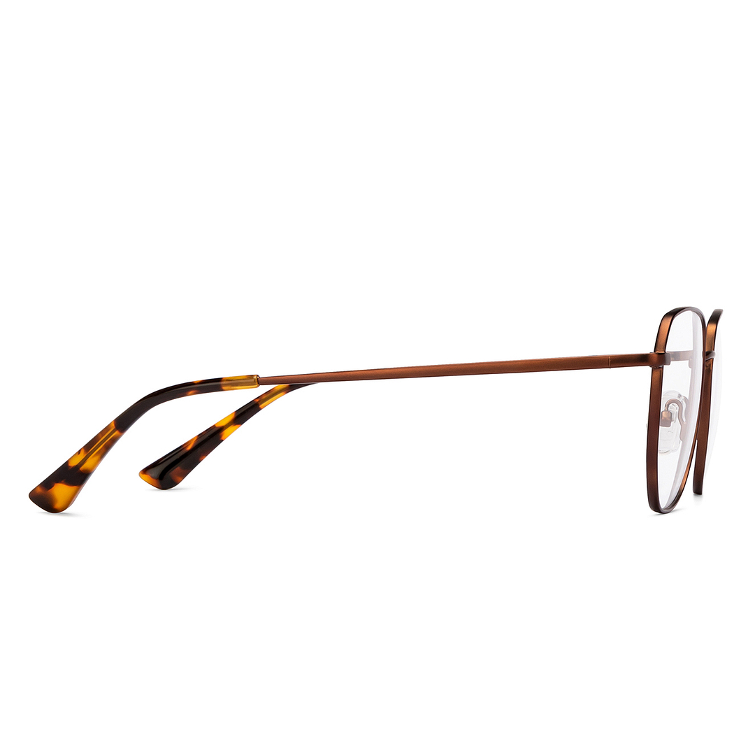 Vincent Chase Online Light Brown Full Rim Geometric left side
