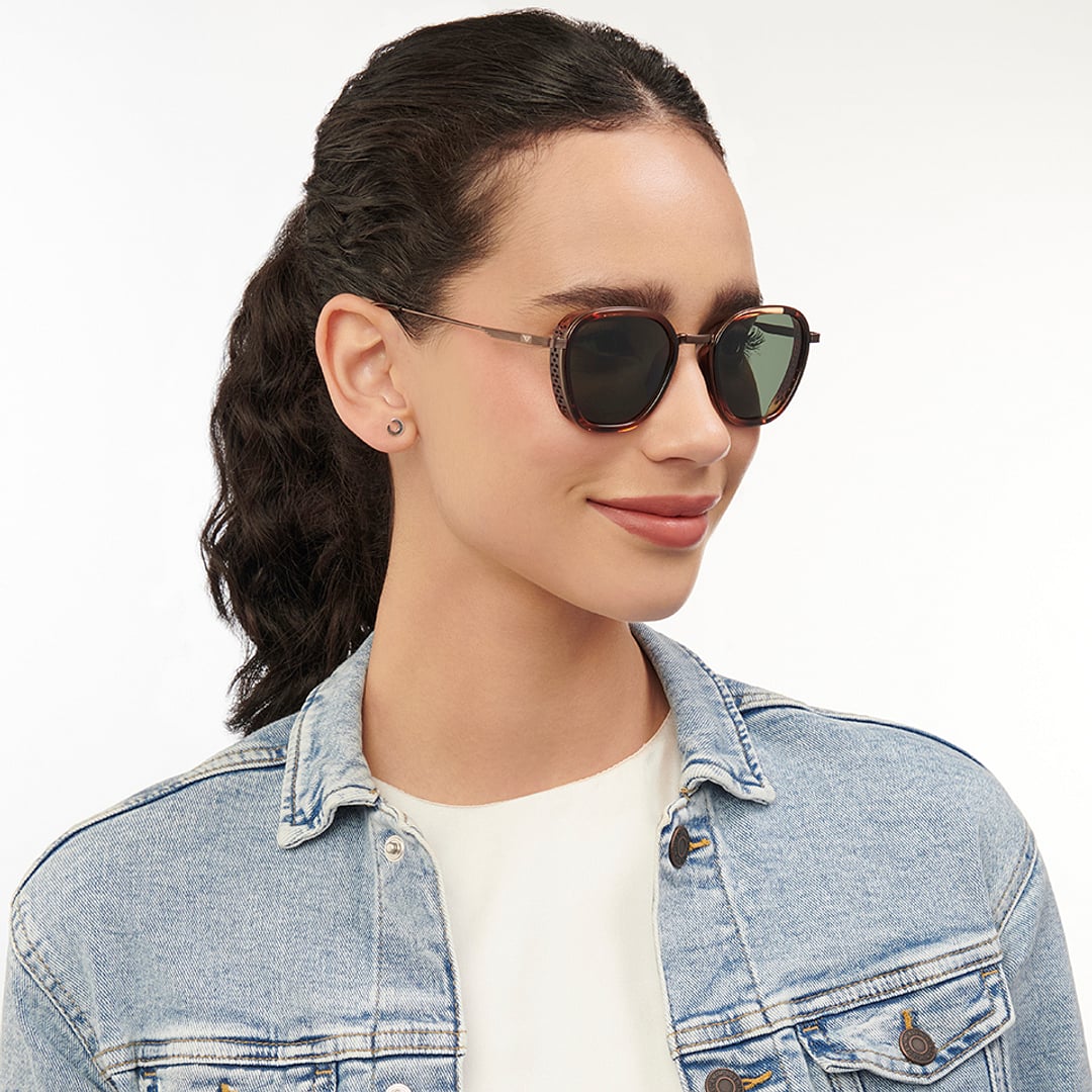 Vincent Chase Polarized Brown Full Rim Geometric right side