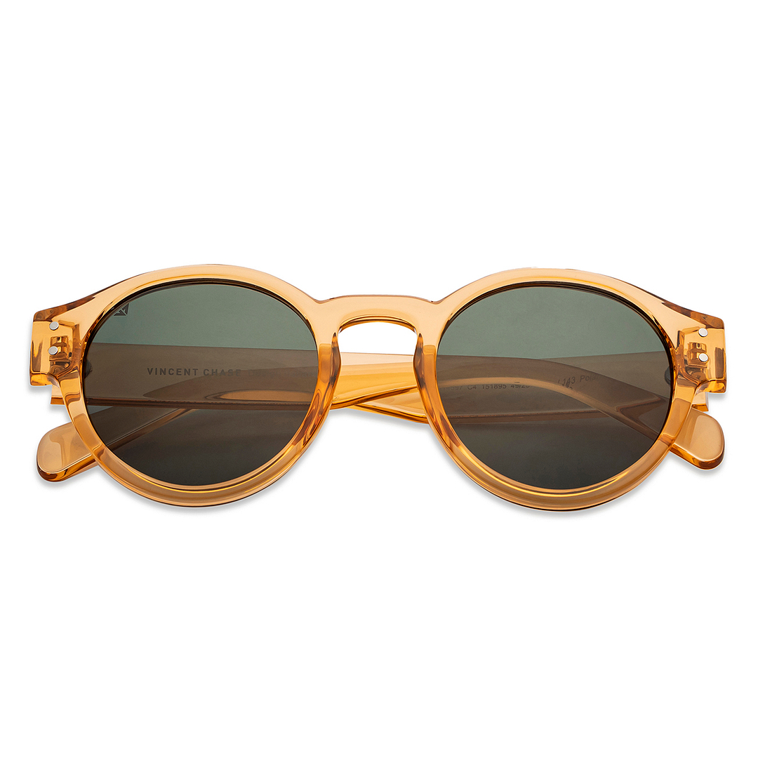 Vincent Chase Online Brown Full Rim Round left side