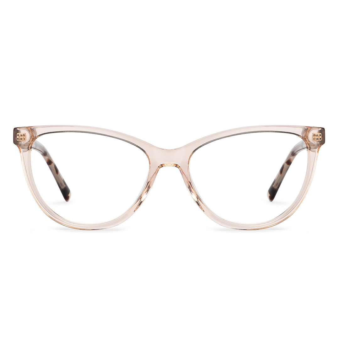 Vincent Chase Online Brown Transparent Full Rim Cat Eye left side