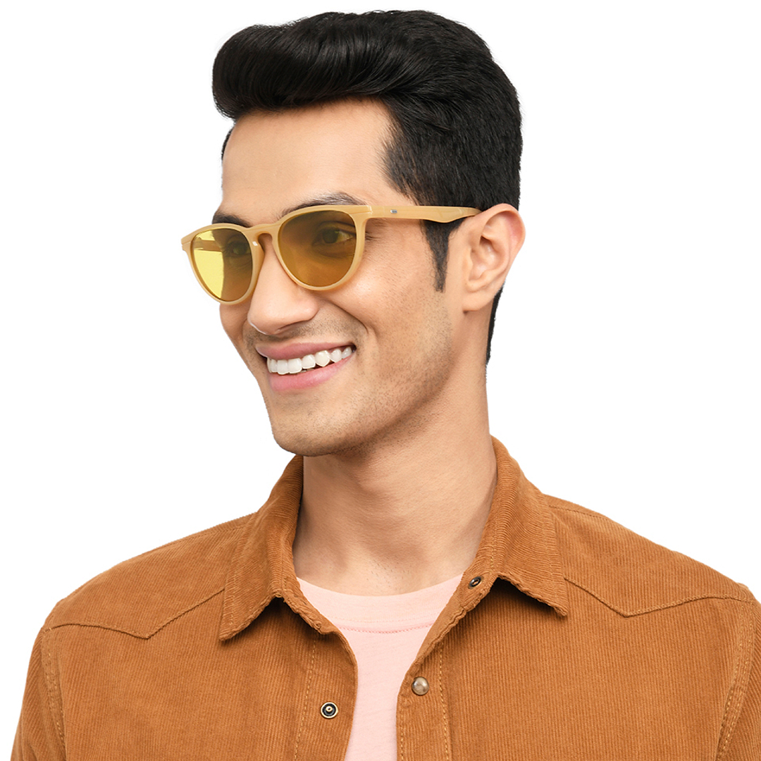 Vincent Chase Polarized Brown Full Rim Round right side