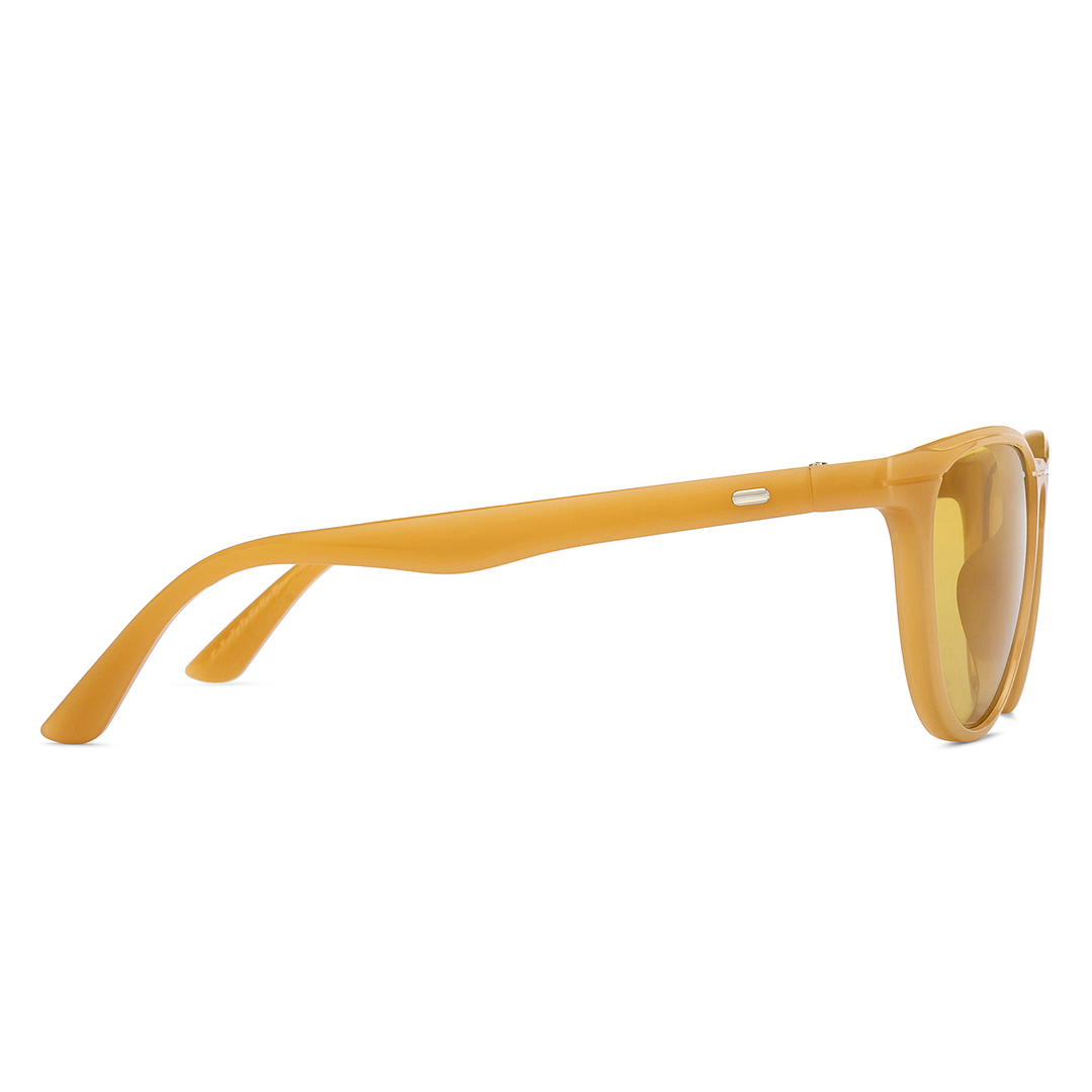 Vincent Chase Polarized Brown Full Rim Round left side