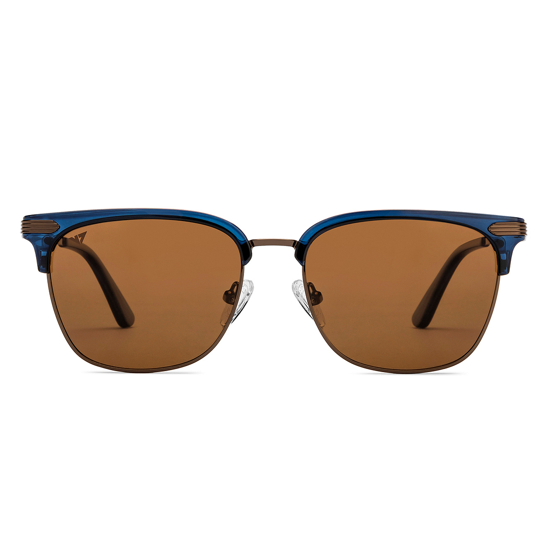 Vincent Chase Polarized Blue Full Rim Clubmaster right side