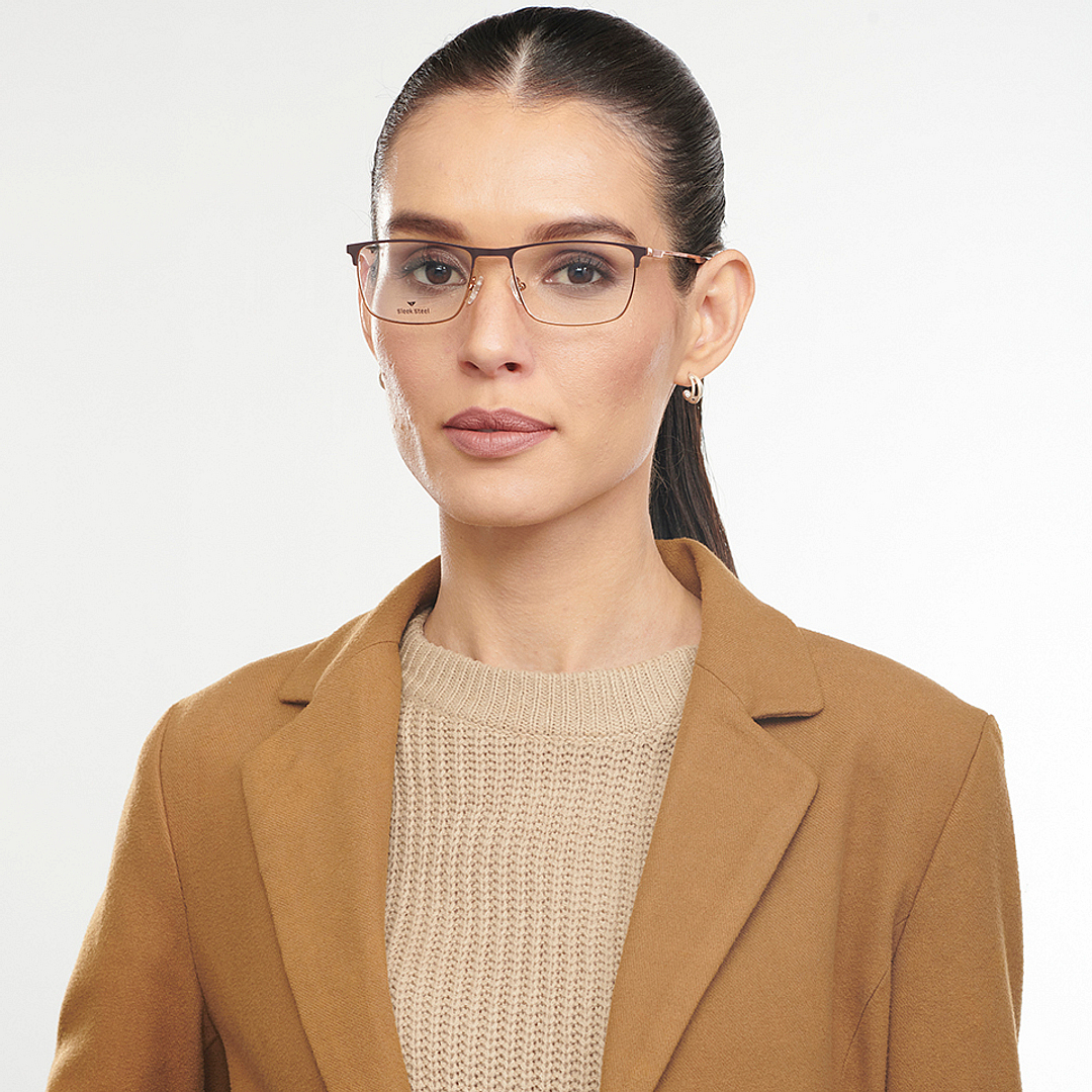 Vincent Chase Online Light Brown Full Rim Rectangle right side