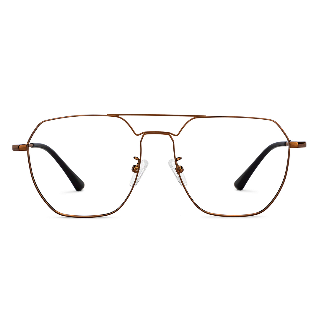 Vincent Chase Online Dark Brown Full Rim Aviator right side