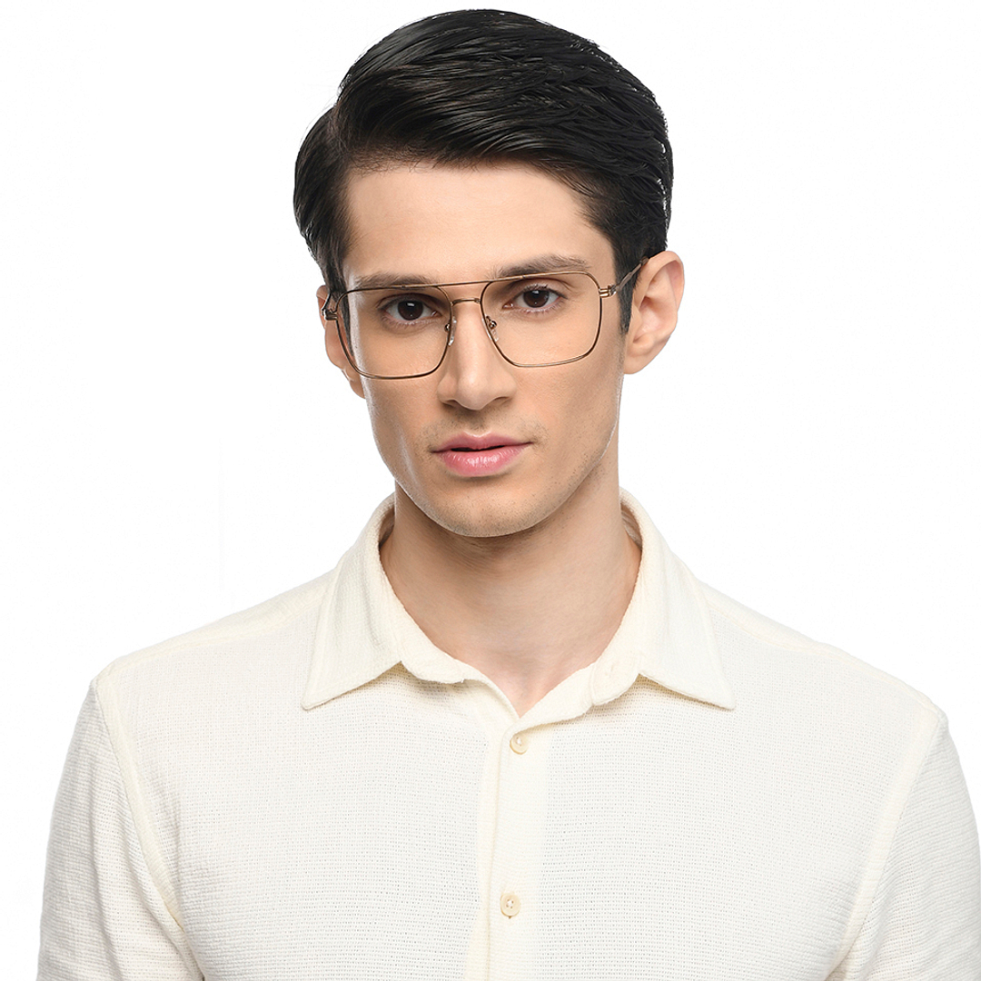 Vincent Chase Dark Brown Full Rim Square left side