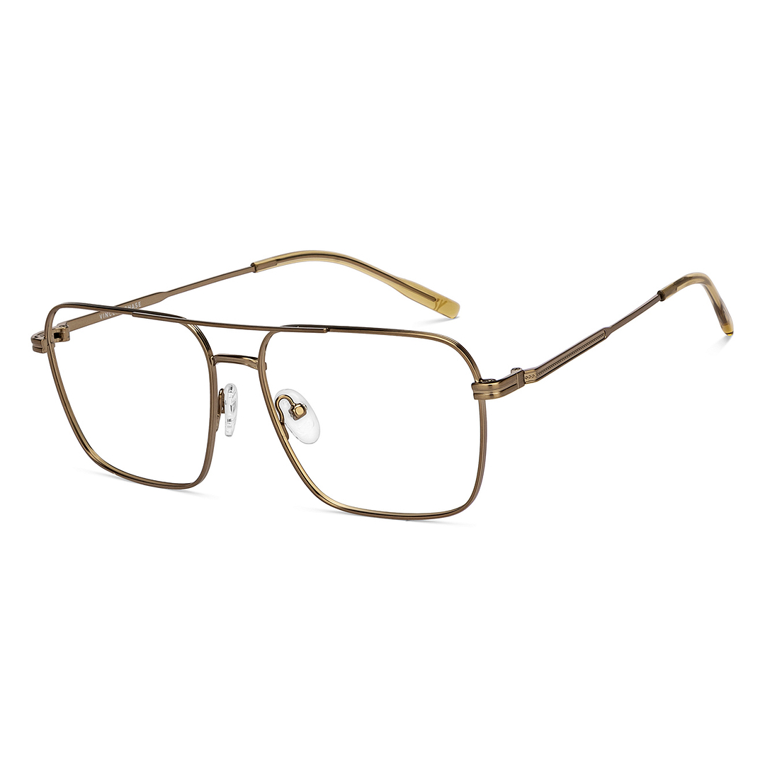 Vincent Chase Dark Brown Full Rim Square left side