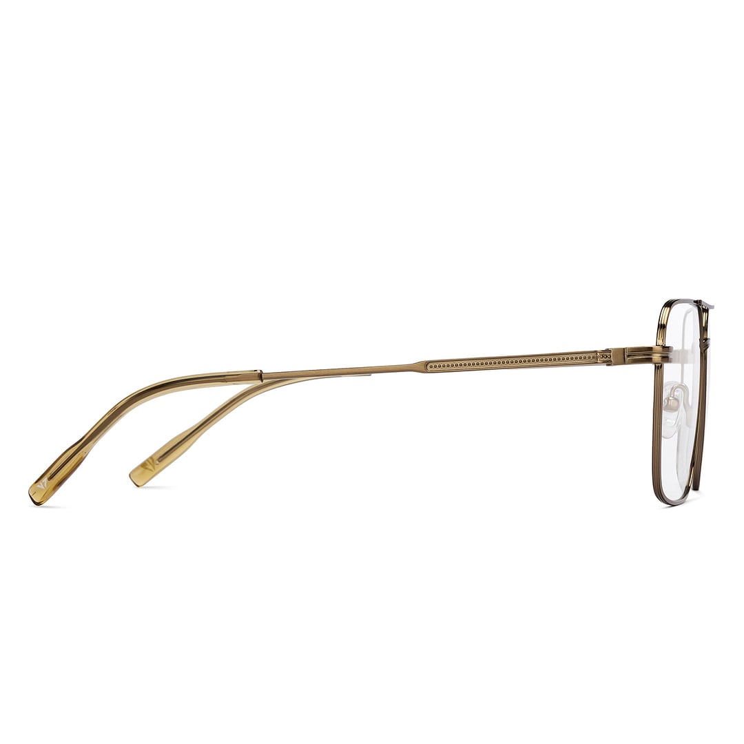 Vincent Chase Dark Brown Full Rim Square left side