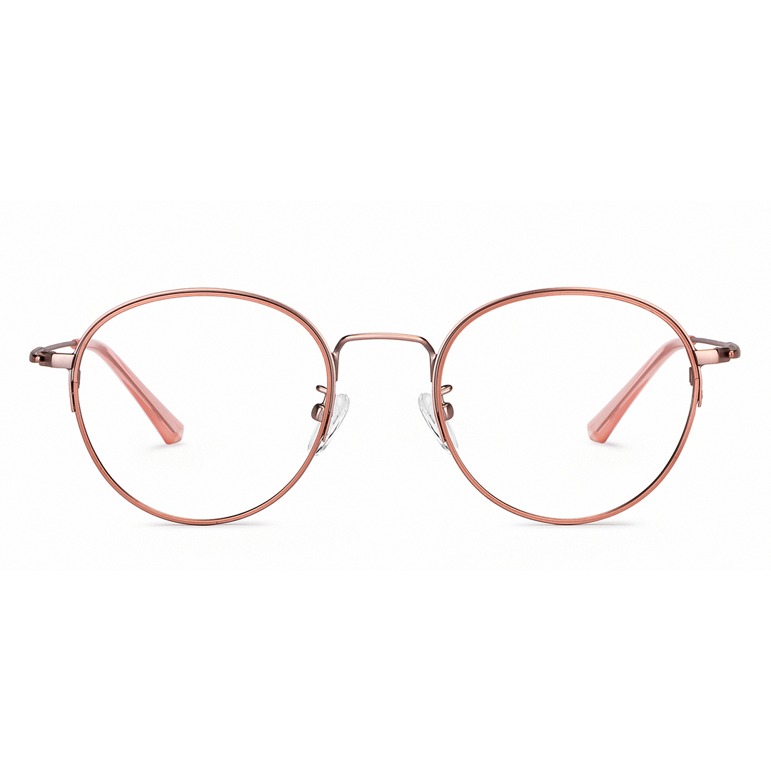 Lenskart Air Online Rose Gold Full Rim Round right side