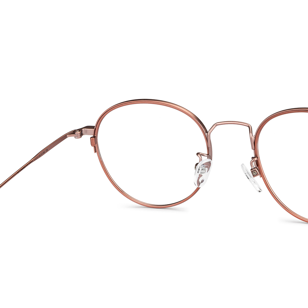 Lenskart Air Online Rose Gold Full Rim Round right side