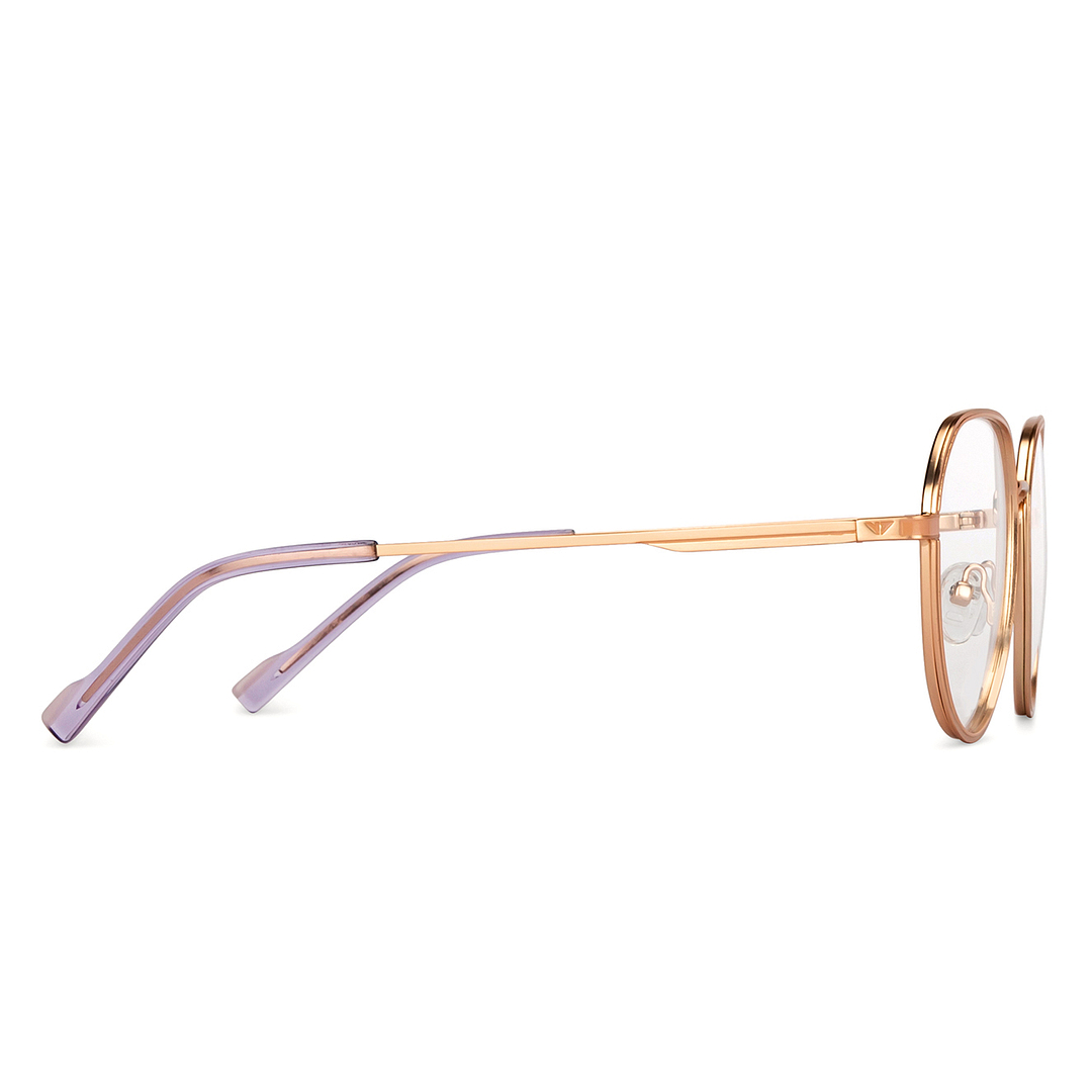 Vincent Chase Online Dark Brown Full Rim Round left side