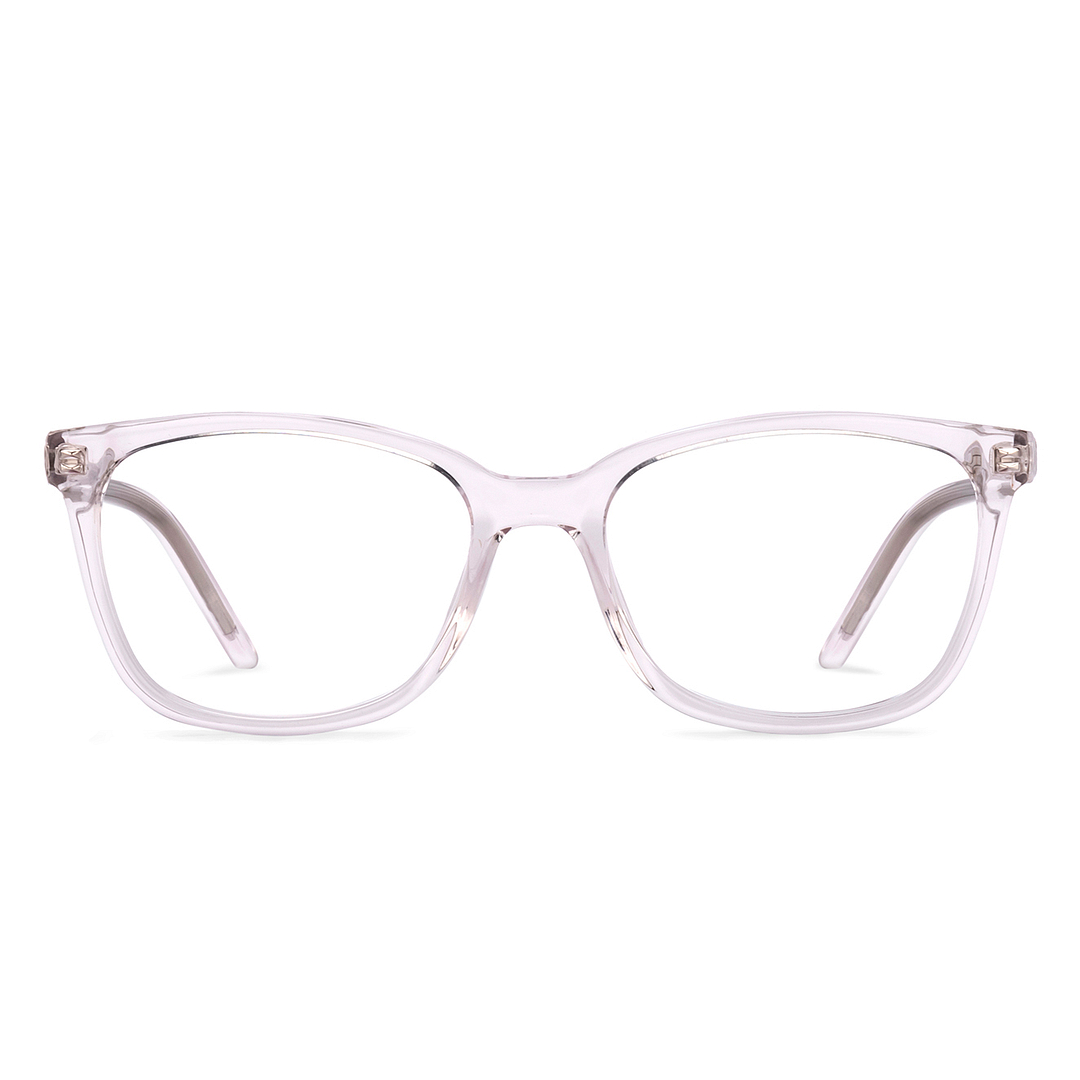 Vincent Chase Crystal Transparent Full Rim Rectangle right side