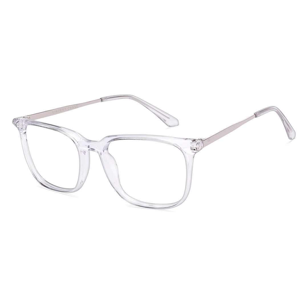 Vincent Chase Online Crystal Transparent Full Rim Square left side