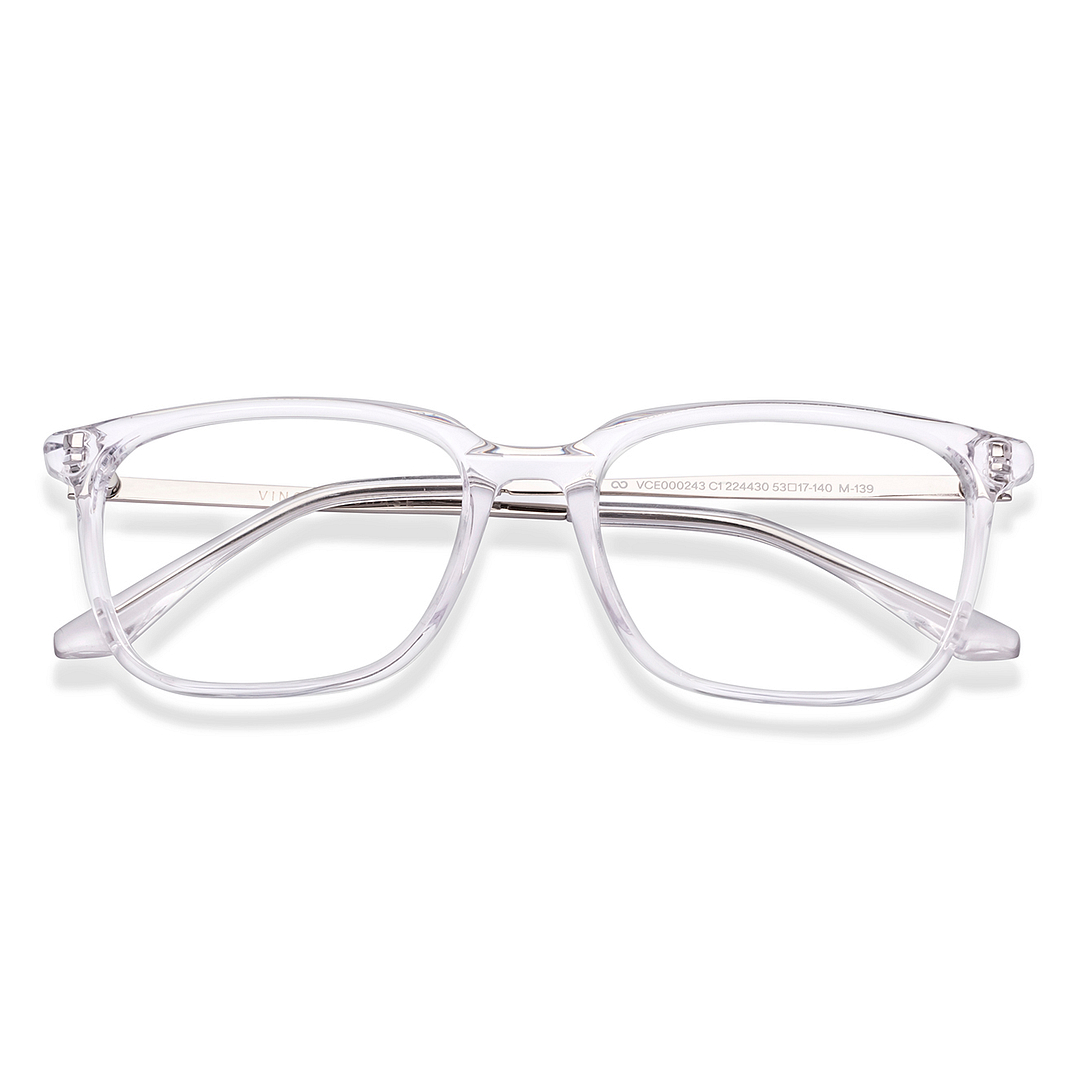Vincent Chase Online Crystal Transparent Full Rim Square left side
