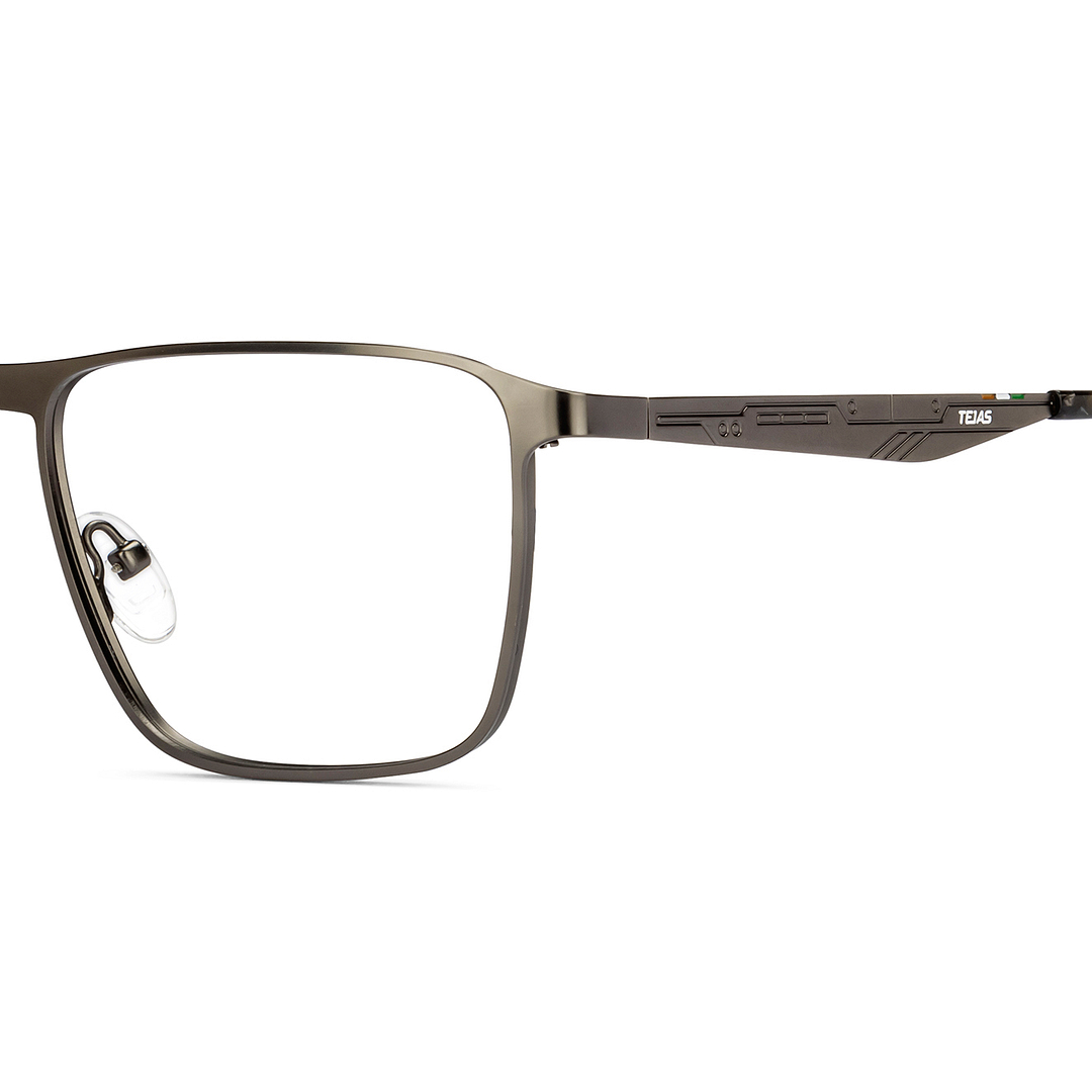 Dark Gunmetal Full Rim Square Vincent Chase SLEEK STEEL VC E16694