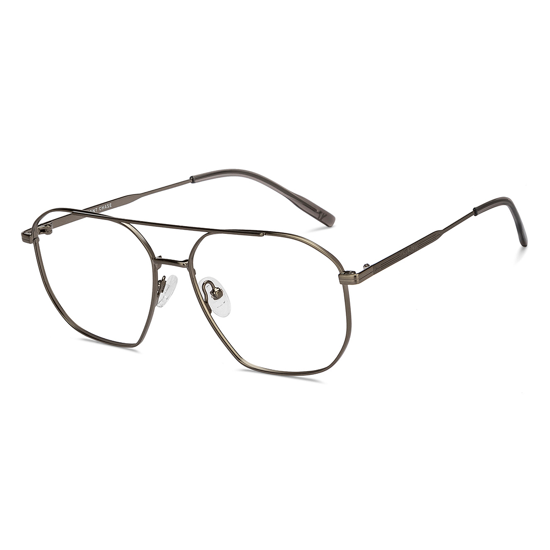 Deep Olive Green Full Rim Square Vincent Chase SLEEK STEEL VC