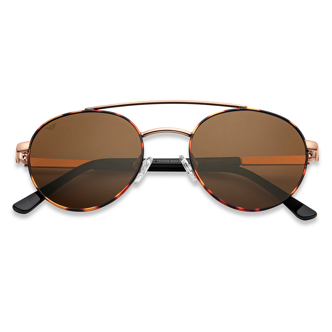 Vincent Chase Online Gold Full Rim Round left side