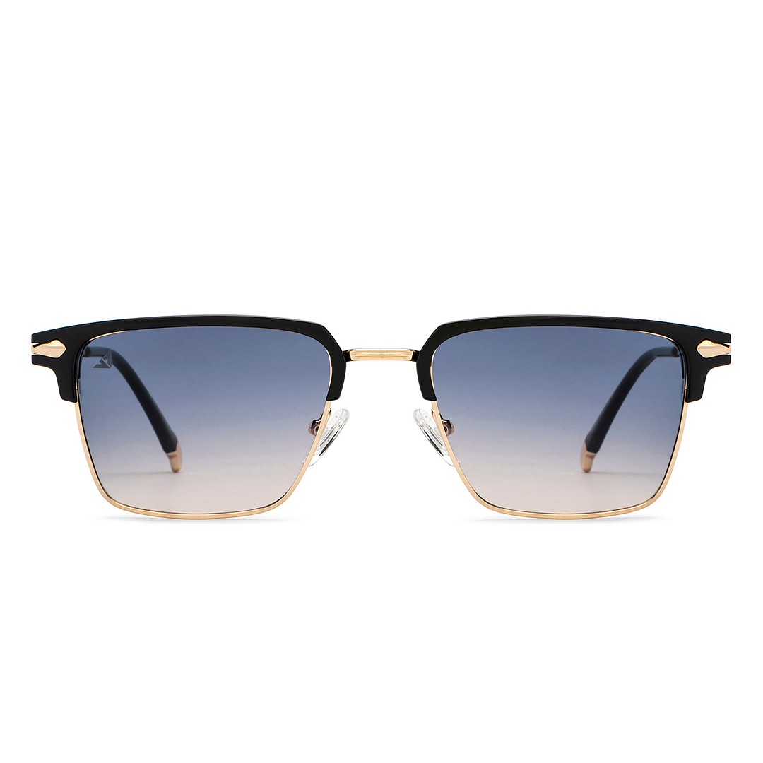 Vincent Chase Polarized Black Full Rim Clubmaster right side