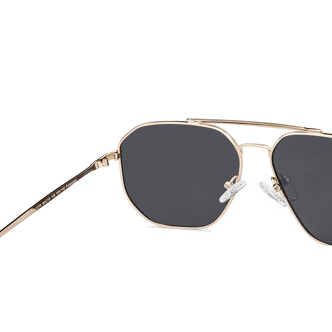 Vincent Chase Polarized Gold Full Rim Geometric right side