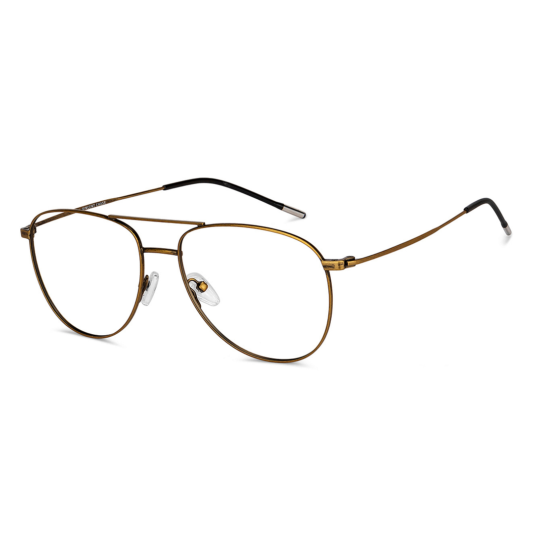 Vincent Chase Online Gold Full Rim Aviator right side