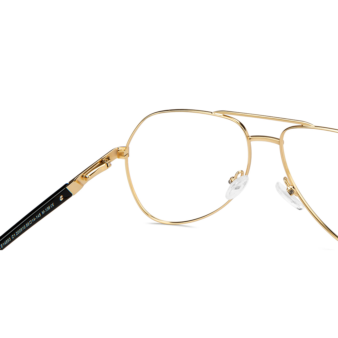 Vincent Chase Online Gold Full Rim Aviator right side