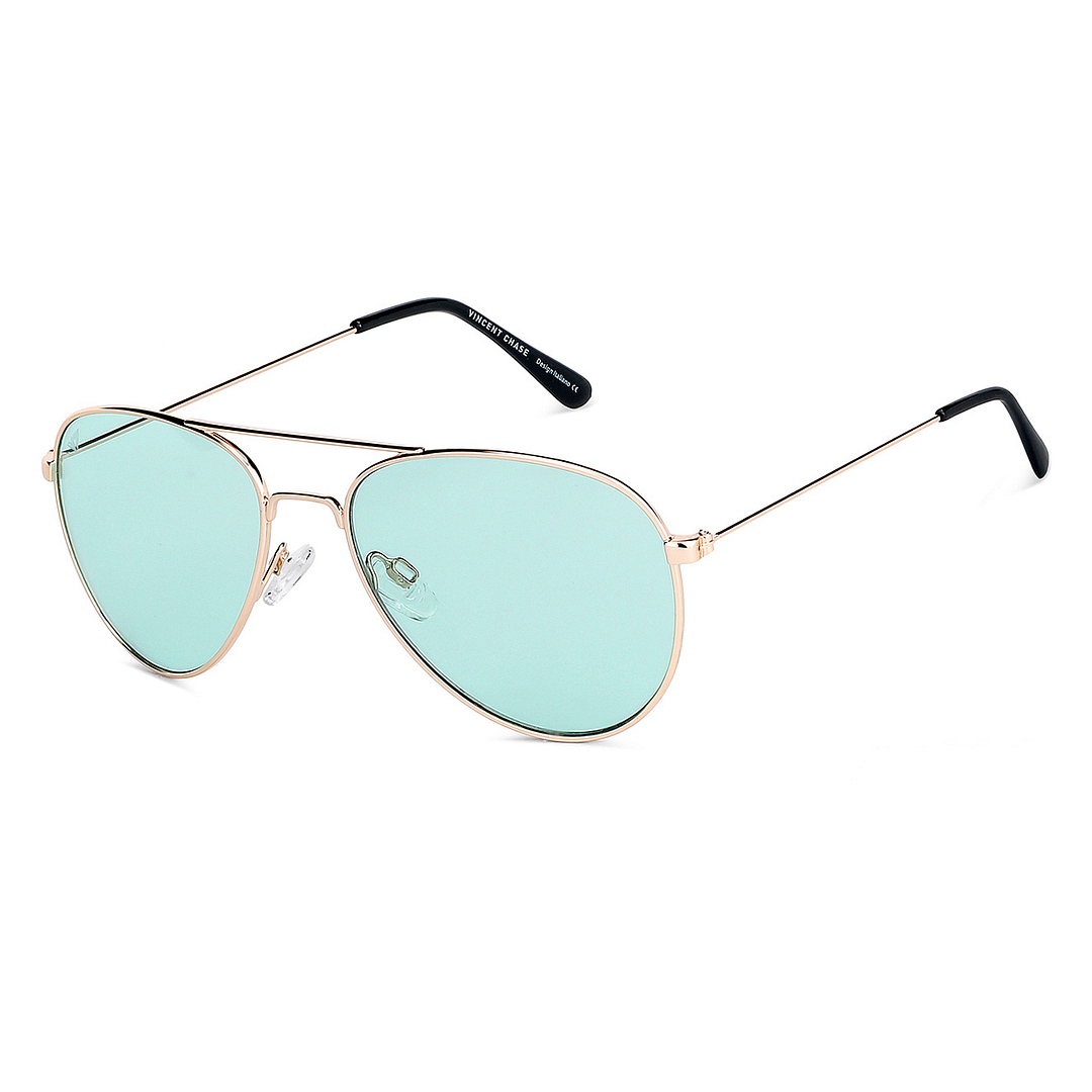 Vincent Chase Online Gold Full Rim Aviator right side